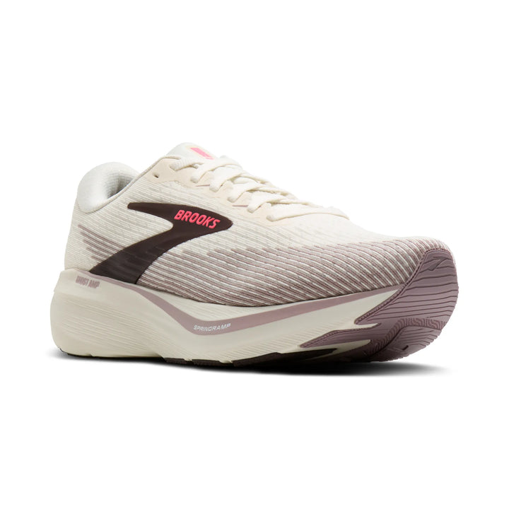 brooks ghost amp women's | arctic wolf dove pink