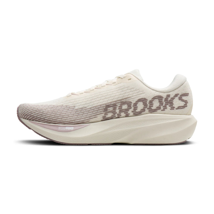 brooks ghost amp women's | arctic wolf dove pink