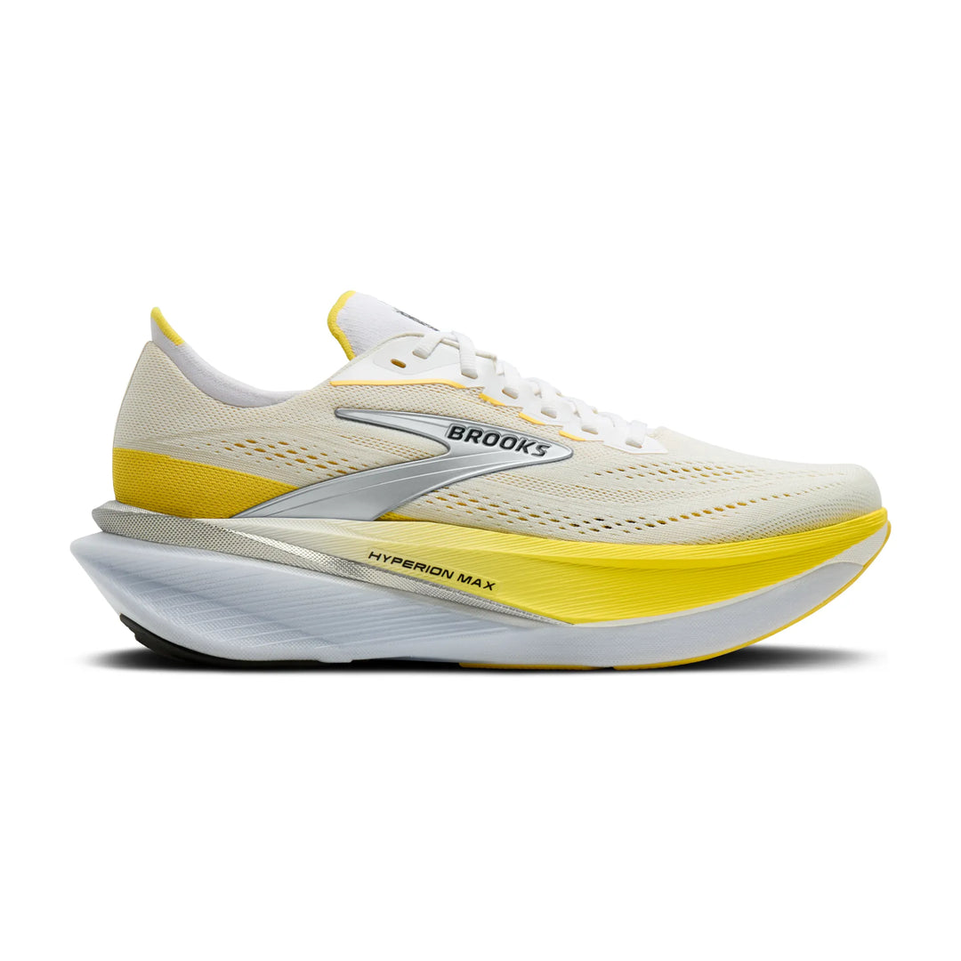 brooks hyperion max 4 women's | white cyber yellow black