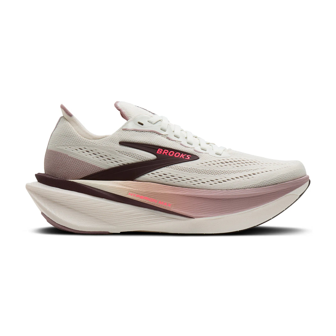 brooks hyperion max 4 women's | coconut raisin pink