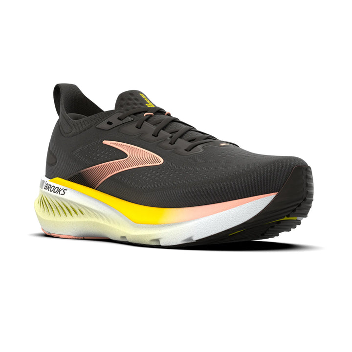 brooks glycerin gts 23 women's | black peach nightlife