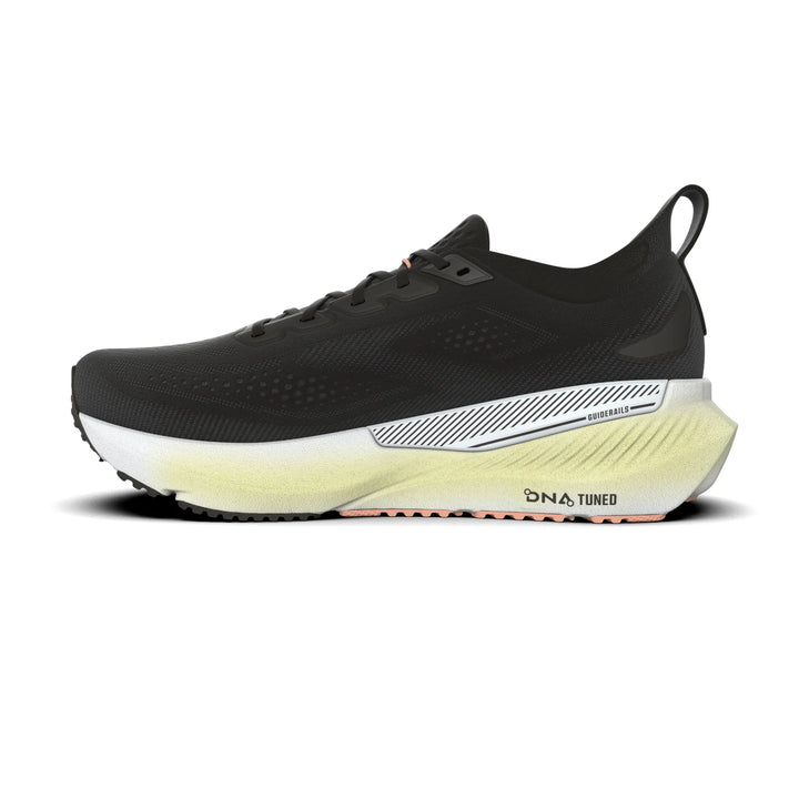 brooks glycerin gts 23 women's | black peach nightlife