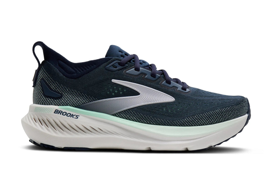 brooks glycerin gts 23 wide women's | spellbound/yucca/pink