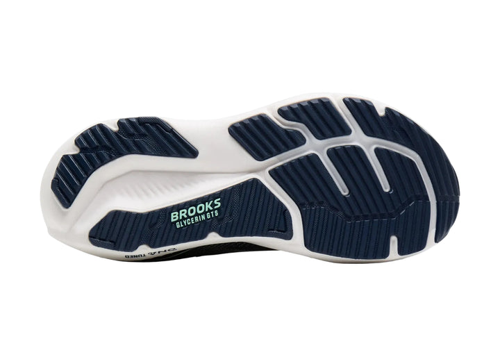 brooks glycerin gts 23 wide women's | spellbound/yucca/pink