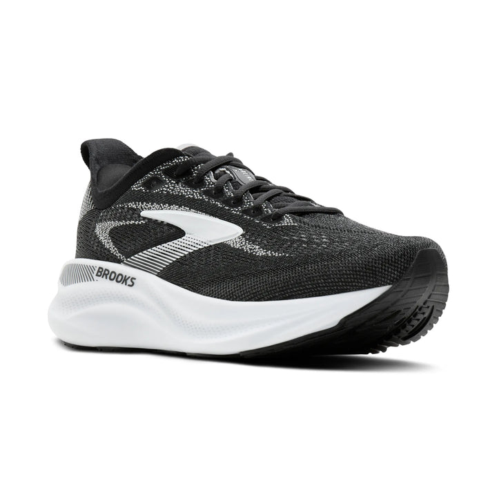 brooks adrenaline gts 26 wide women's | black grey white