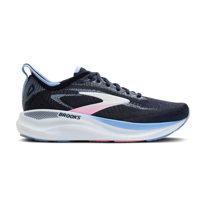 brooks adrenaline gts 26 women's | navy cornflower pink