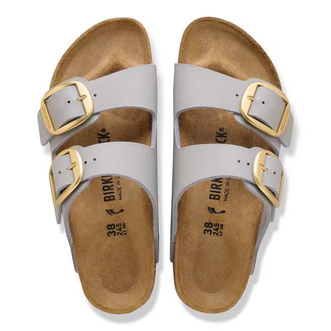 birkenstock arizona big buckle women's | stone coin