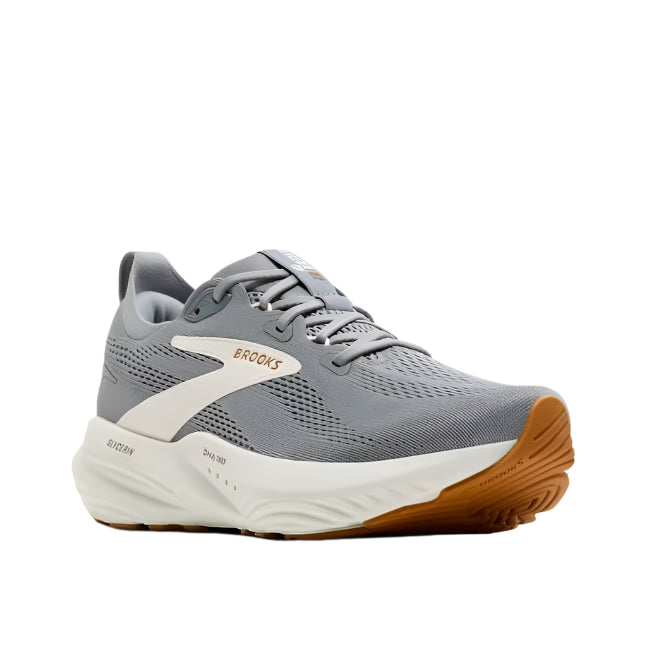 brooks glycerin 22 men's | primer gray/gray/honey ginger