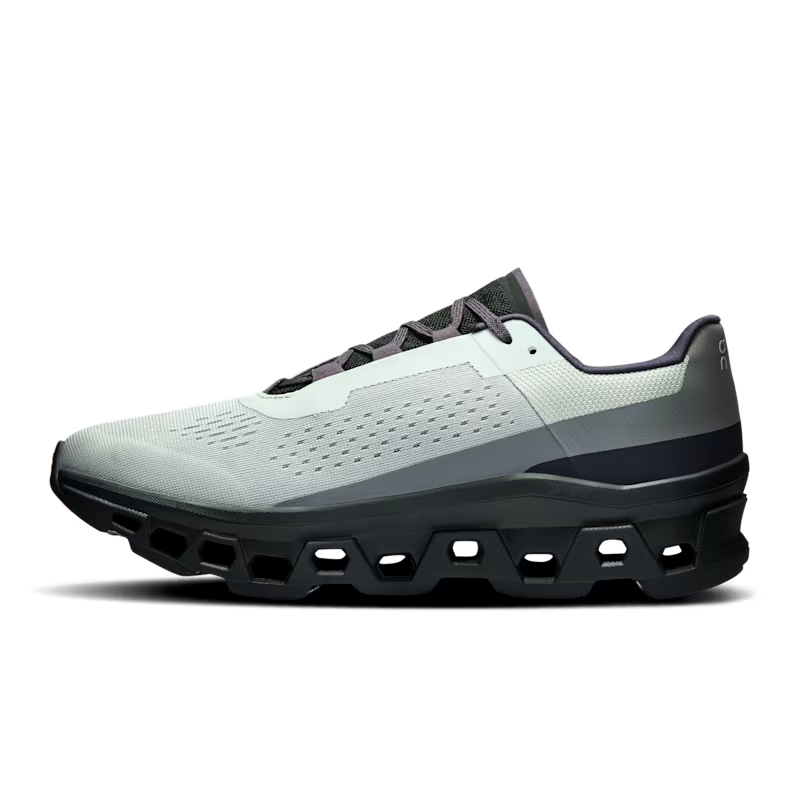 on cloudmonster men's | glacier black
