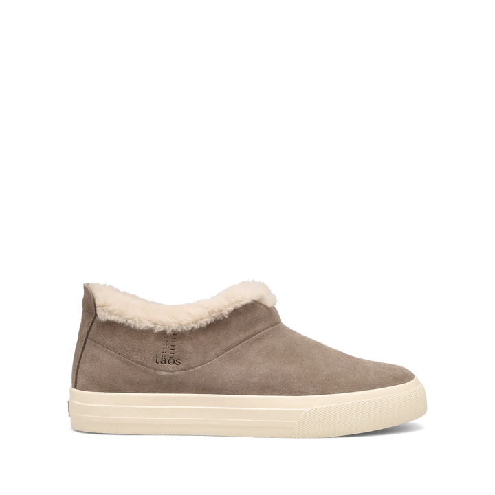 taos mini chic women's | dark taupe suede