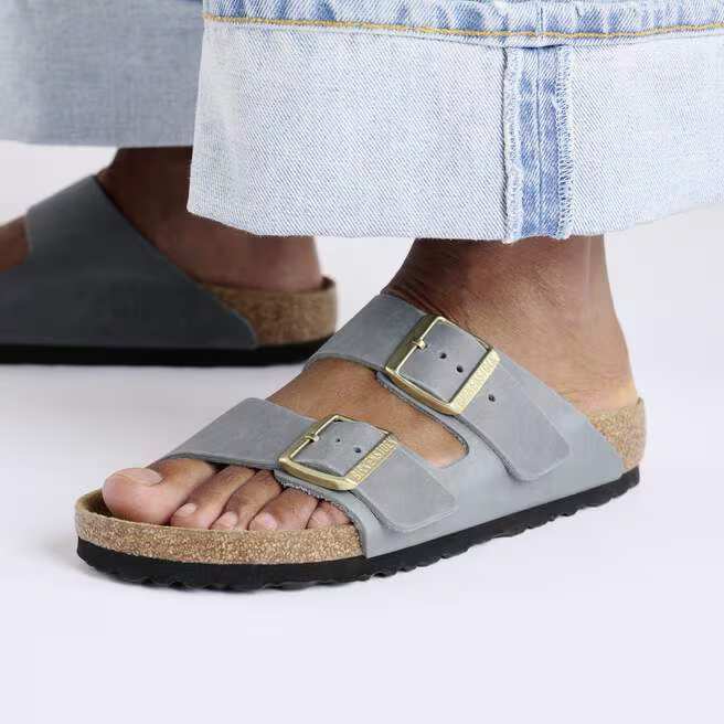 birkenstock arizona women's | basalt gray