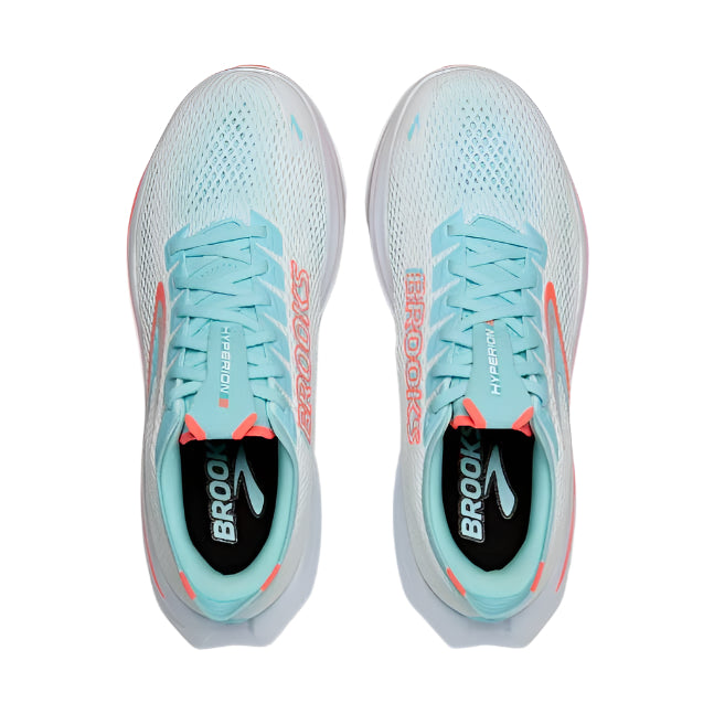 brooks hyperion 3 women's | white/pink clay/atomizer