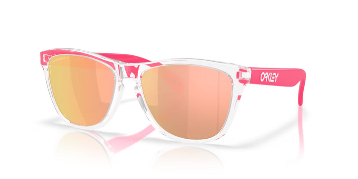 oakley frogskins neon pop collection sunglasses | clear
