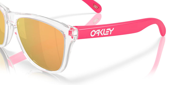 oakley frogskins neon pop collection sunglasses | clear