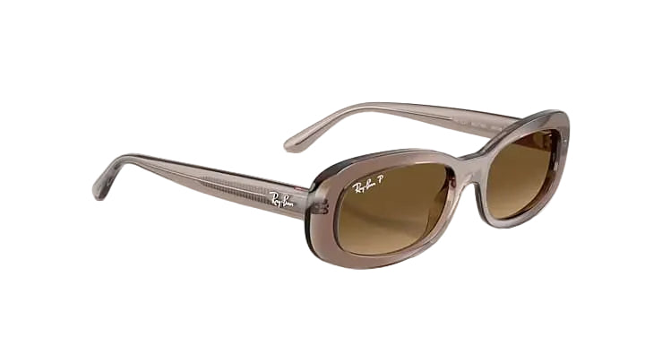 ray-ban rb2221 sunglasses | transparent beige