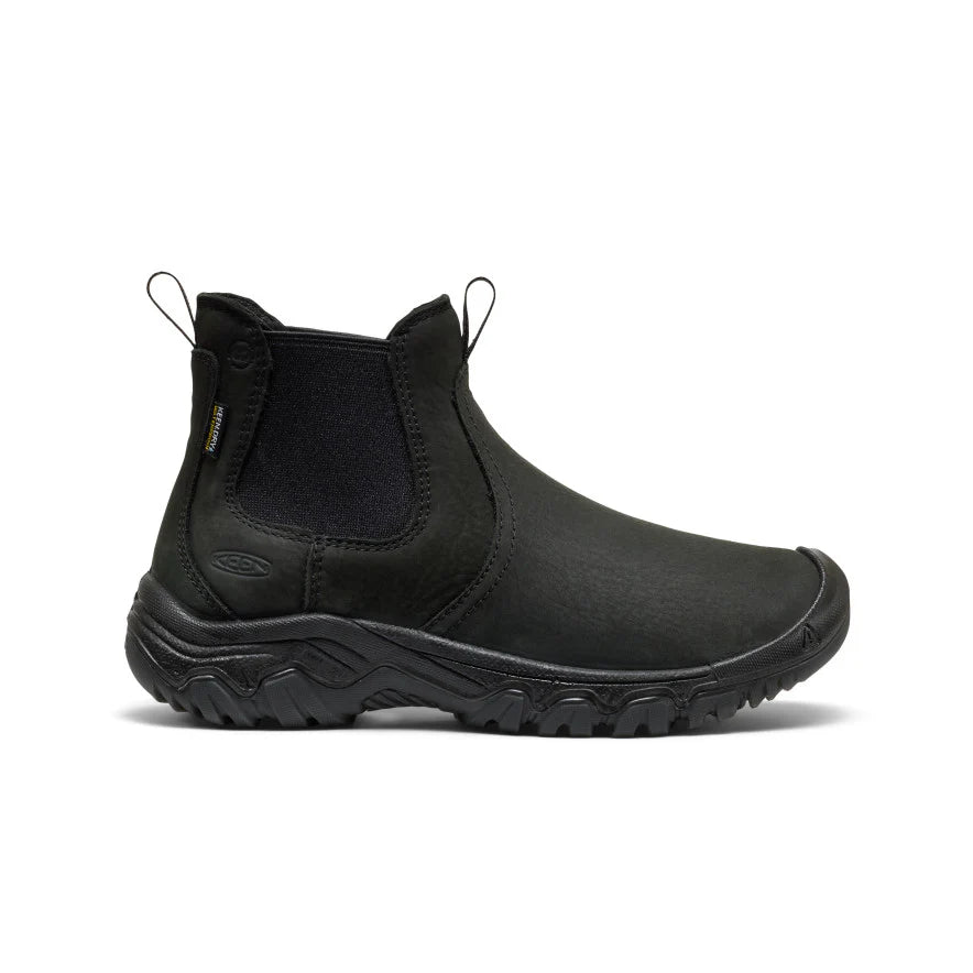 keen greta ii waterproof chelsea women's | black/black
