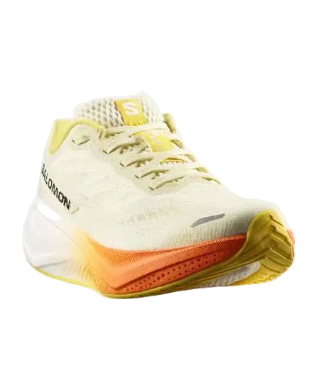 salomon aero blaze 3 women's | transparent yellow / white / nectarine