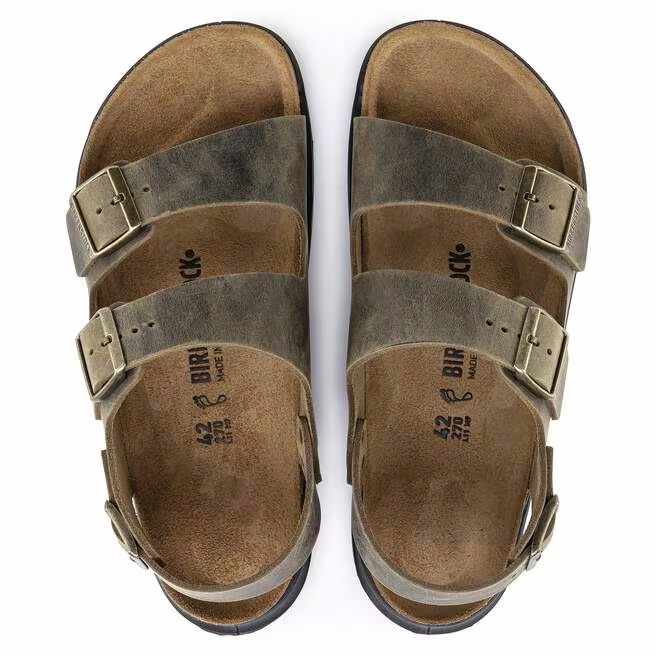 birkenstock milano crosstown men's | faded khaki