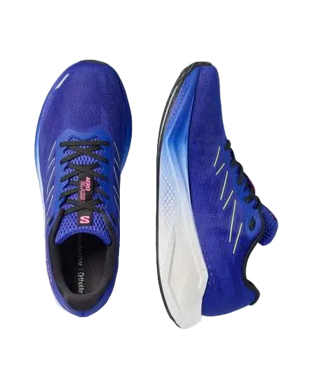 salomon aero blaze 3 men's | bluing / white / acid lime