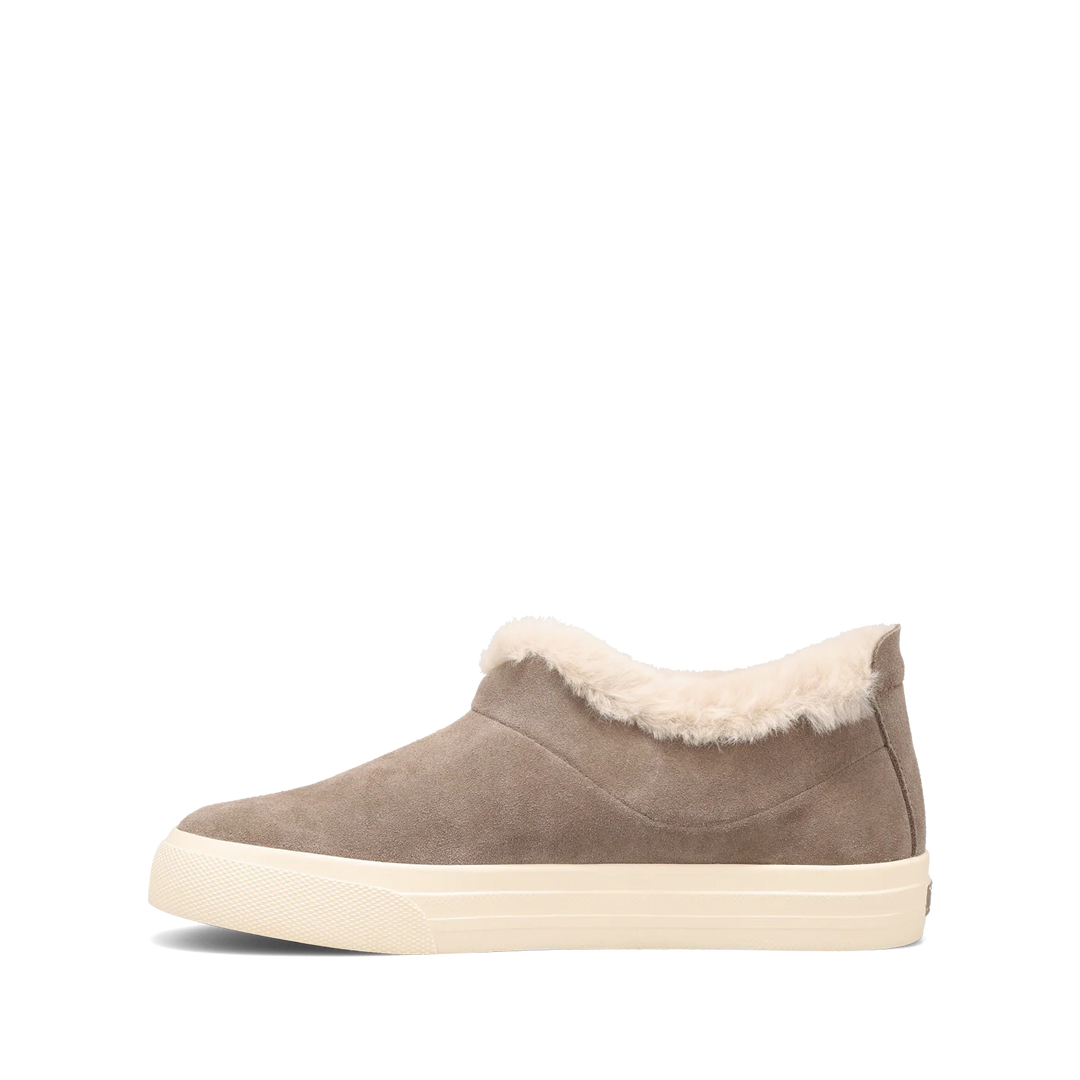taos mini chic women's | dark taupe suede