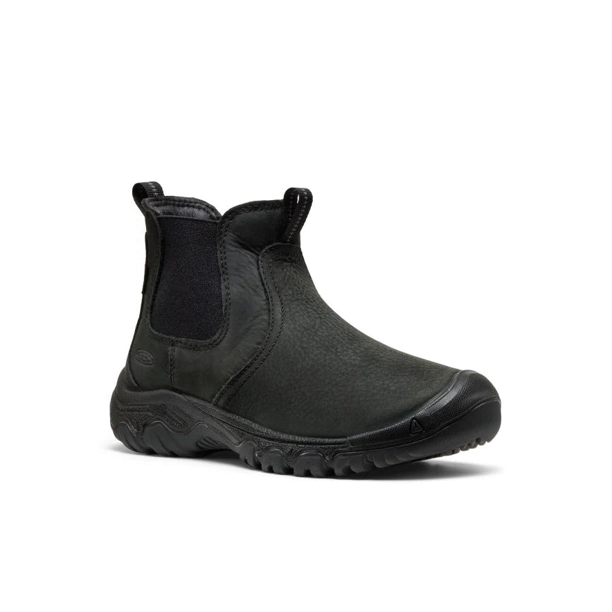 keen greta ii waterproof chelsea women's | black/black