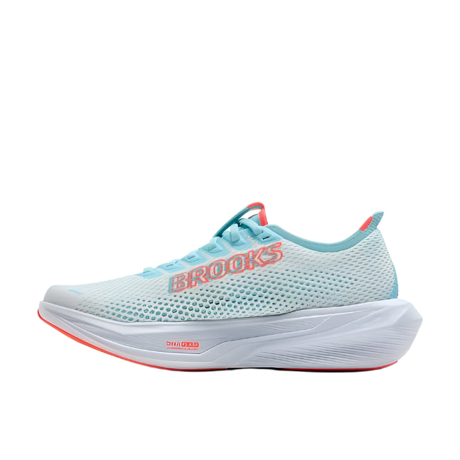 brooks hyperion 3 women's | white/pink clay/atomizer