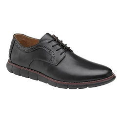 johnston & murphy holden  plain toe men's | black
