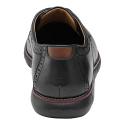 johnston & murphy holden  plain toe men's | black