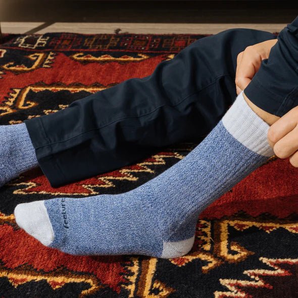 feetures everyday max cushion cozy marl men’s | cozy blue marl