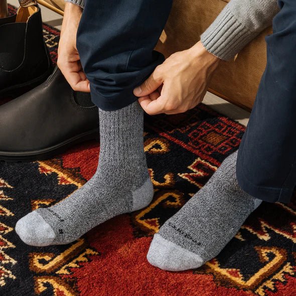 feetures everyday max cushion cozy marl men’s | cozy gray marl