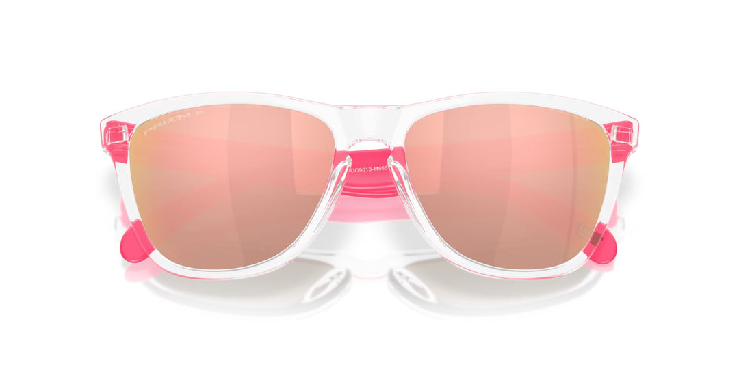 oakley frogskins neon pop collection sunglasses | clear