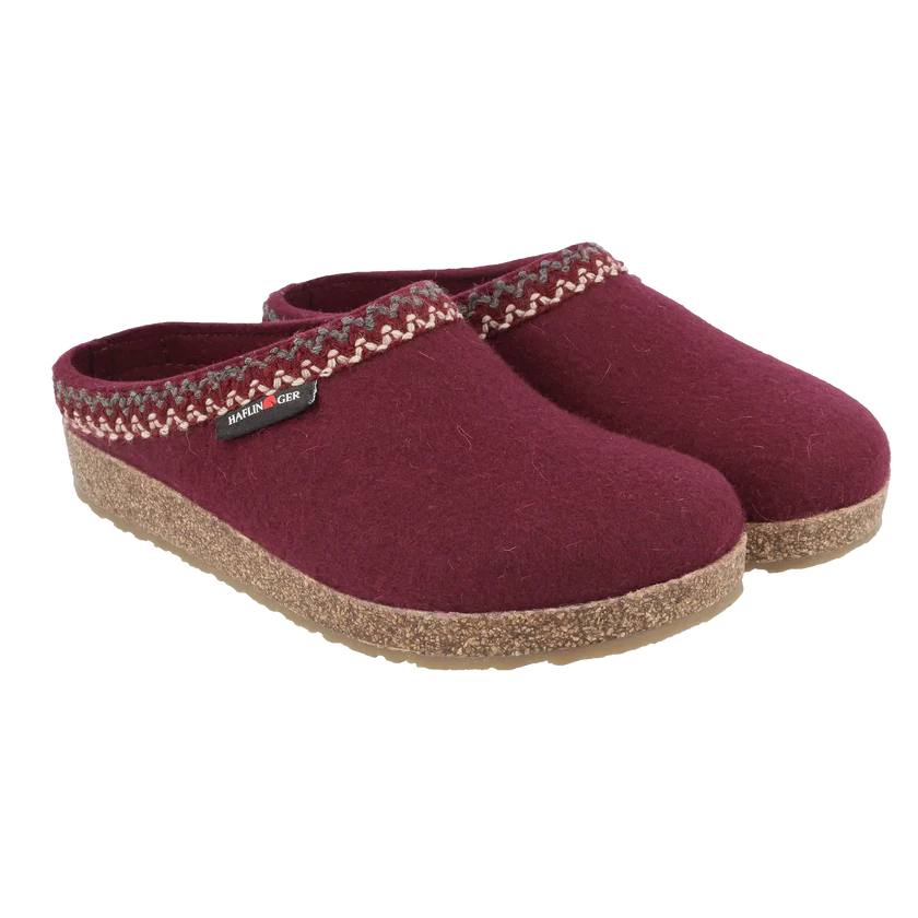 haflinger gz zig zag women's | bordo