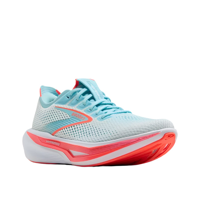 brooks hyperion 3 women's | white/pink clay/atomizer