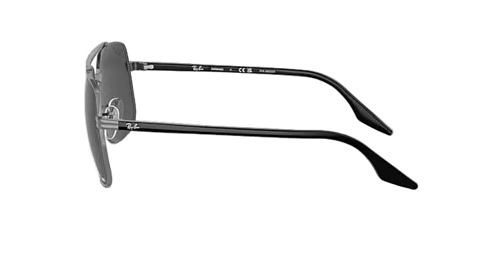 ray-ban rb3699 polarized+ lenses sunglasses | gunmetal