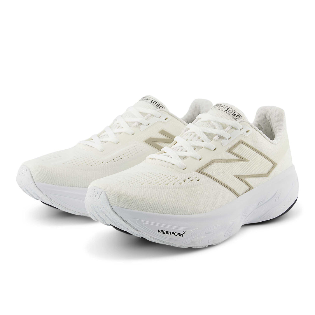 new balance fresh foam x 1080v14 women's | white/light gold metallic