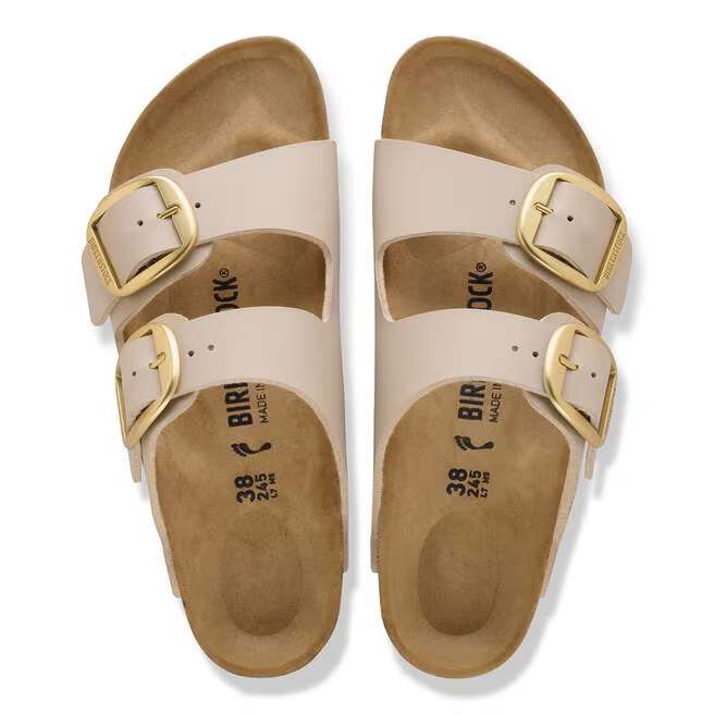birkenstock arizona big buckle women's | sandcastle