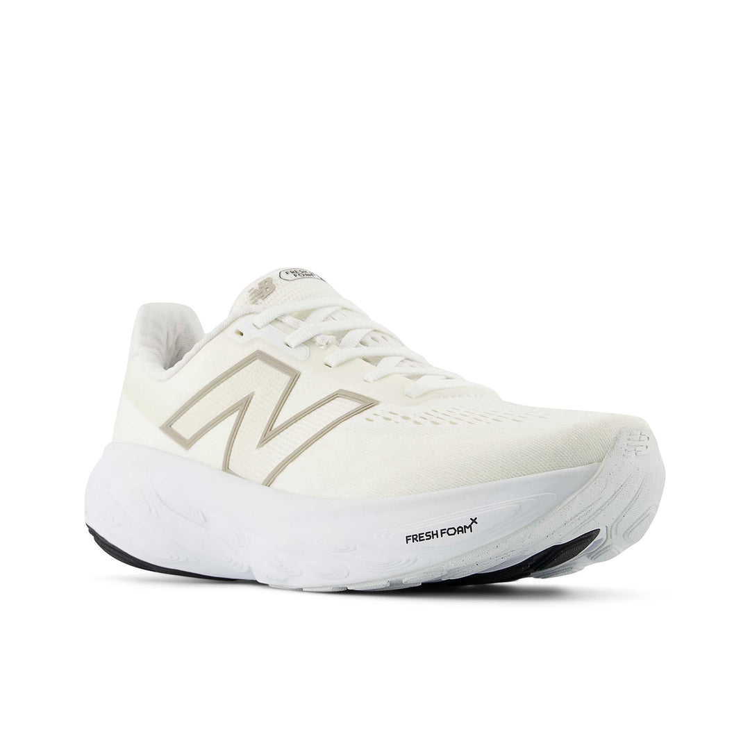 new balance fresh foam x 1080v14 women's | white/light gold metallic