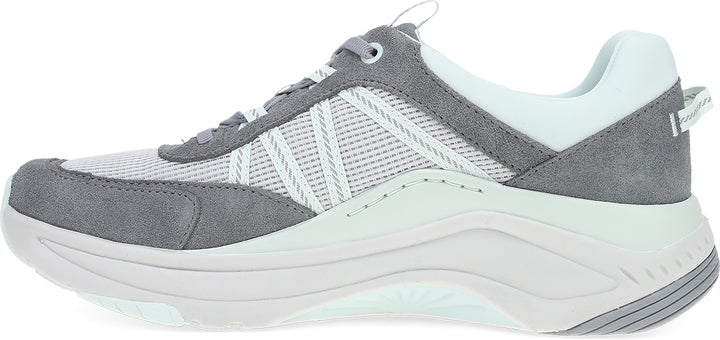 dansko poppy women's | frost grey suede
