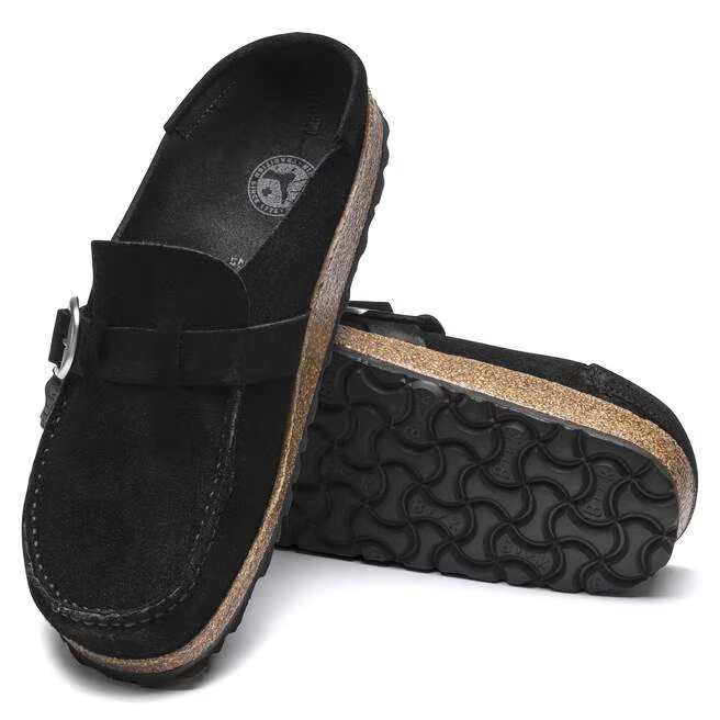birkenstock buckley women's | black suede