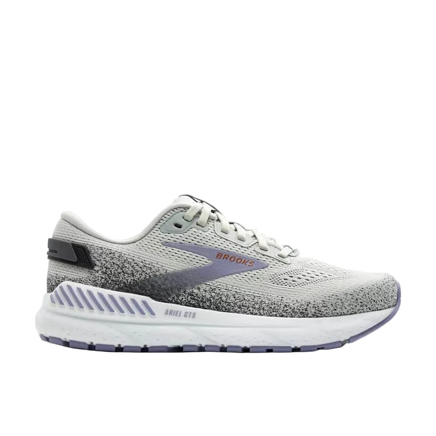 brooks ariel gts 24 wide women's | mercury/ebo/lavender