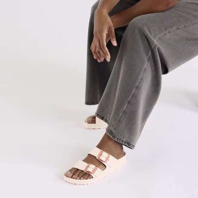 birkenstock arizona stealth buckle | light rose