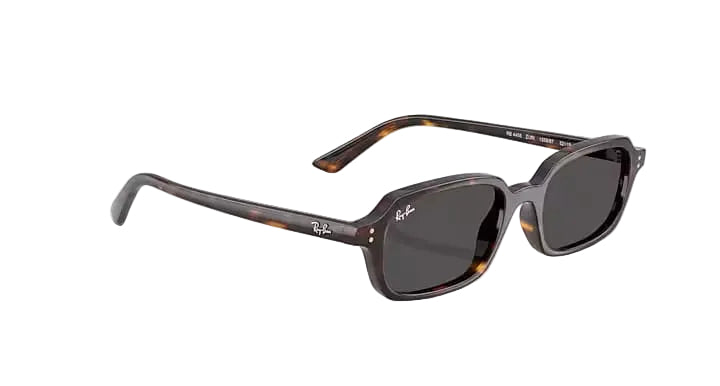 ray-ban zurio bio-based sunglasses | polished havana dark grey