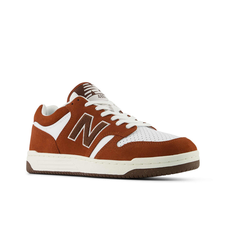 new balance 480 l | relic brown white