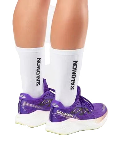 salomon aero glide 4 women's | deep blue / white / butterfly