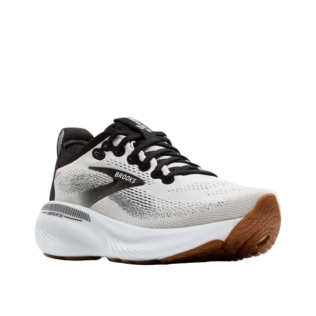 brooks adrenaline gts 25 wide women's | white / black / white