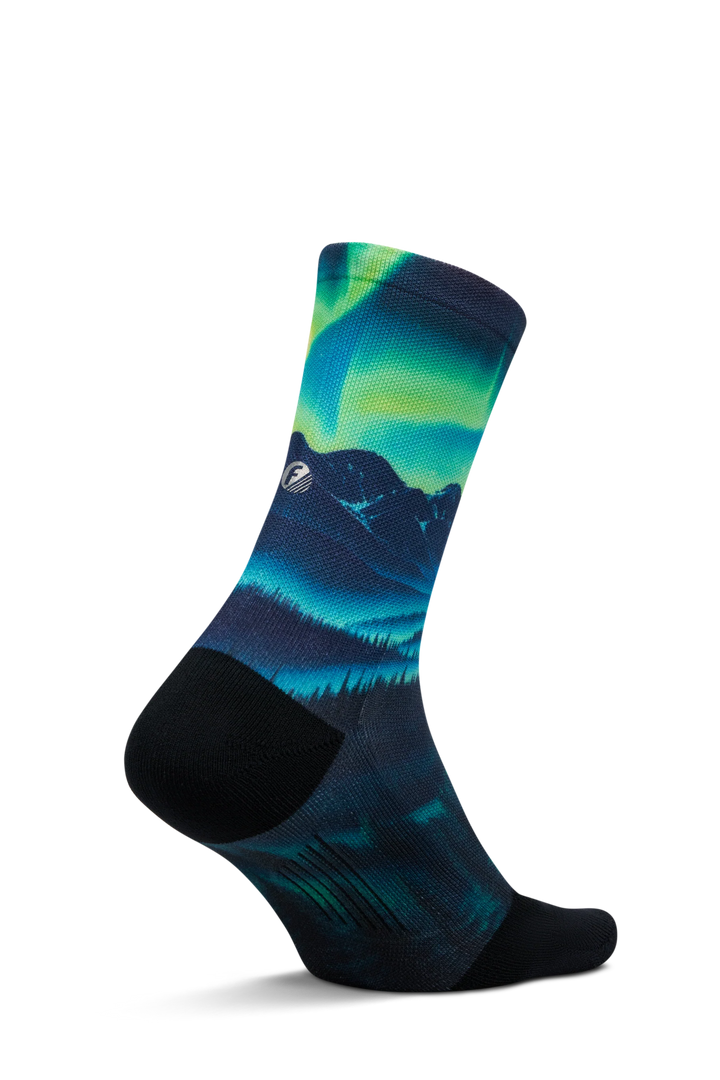 feetures elite light cushion mini crew | aurora glow