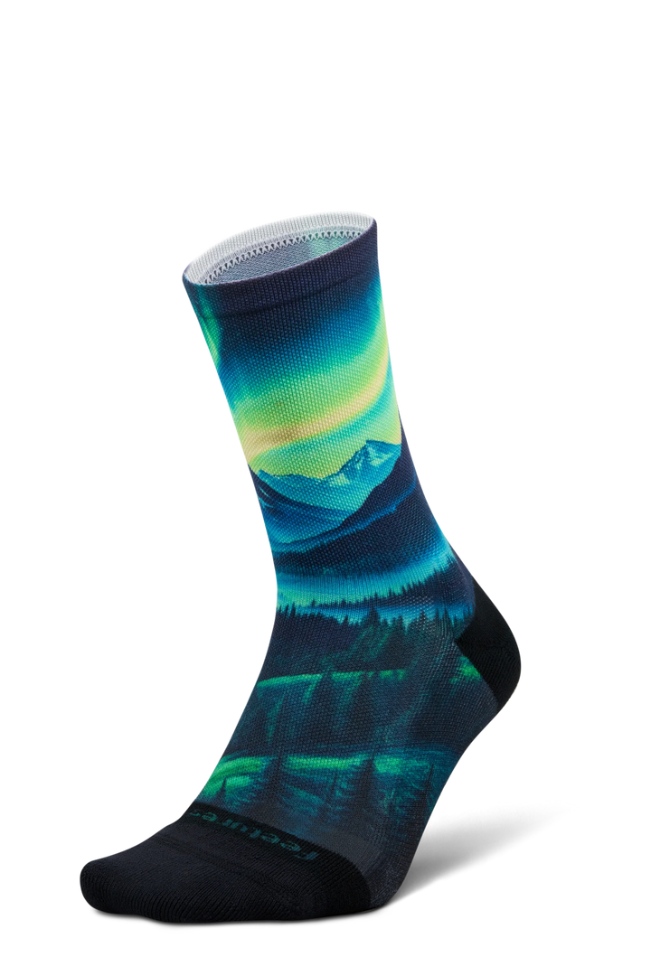 feetures elite light cushion mini crew | aurora glow