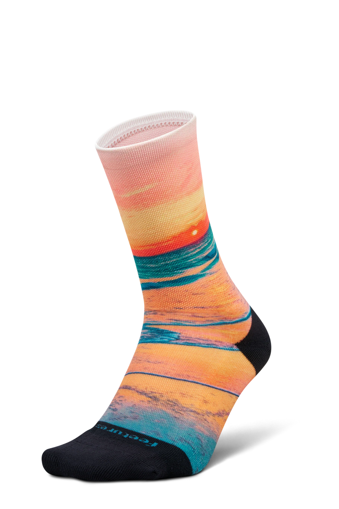 feetures elite light cushion mini crew | sunset glow