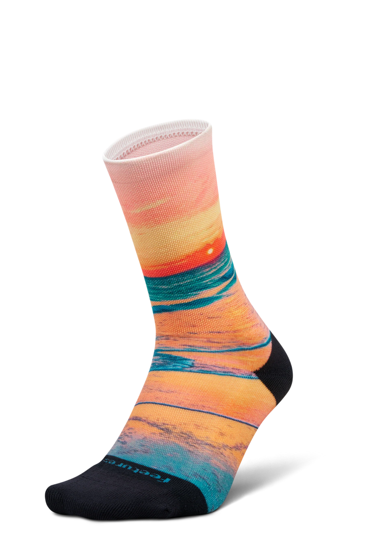 feetures elite light cushion mini crew | sunset glow