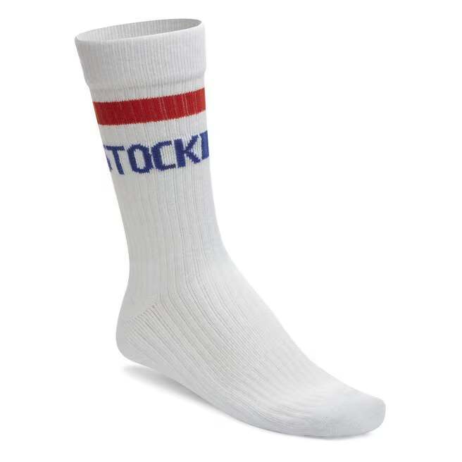 birkenstock cotton tennis socks | white